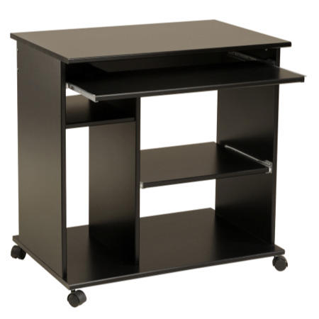 Parisot Peps Desk in Shiny Black Melamine