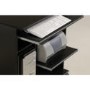 Parisot Peps Desk in Shiny Black Melamine