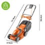 Flymo EasiStore 300R 30cm Rotary Corded Electric Lawnmower