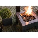 972491 Ivyline Square Firebowl & Square Console Granite