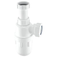 McAlpine A10A Adjustable Bottle Trap - White