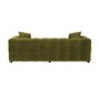 ONLY OPENED - Olive Green Velvet 3 Seater Cloud Sofa - Alessia