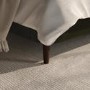 ONLY OPENED - Olive Green Velvet King Size Ottoman Bed With Legs - Amara