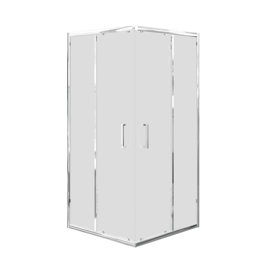 800mm Square Shower Enclosure with Sliding Corner Entry - Juno