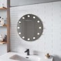 Round LED Heated Bathroom Mirror with Demister 600mm
