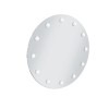 Round LED Heated Bathroom Mirror with Demister 600mm