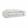 ONLY OPENED - Curved Cream Boucle 3 Seater Sofa - Elvi