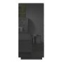 GRADE A1 - Eva Grey Mirrored 4 Drawer Chest of Drawers with Crystal Effect Handles