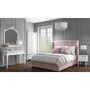 GRADE A1 -  White Double Wardrobe with Drawers - Florentine