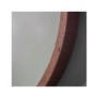 GRADE A1 - Boho Retreat Round Dark Wood Mirror