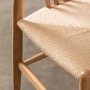 ONLY OPENED - Set of 2 Brown Wishbone Back Dining Chairs - Sloan - Caspian House
