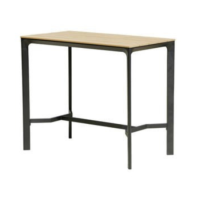 ONLY OPENED - Black Outdoor Bar Height Table - Como ONLY OPENED - Black Outdoor Bar Height Table - Como