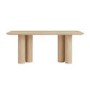 ONLY OPENED - Pillar Oak Dining Table -  Gianna
