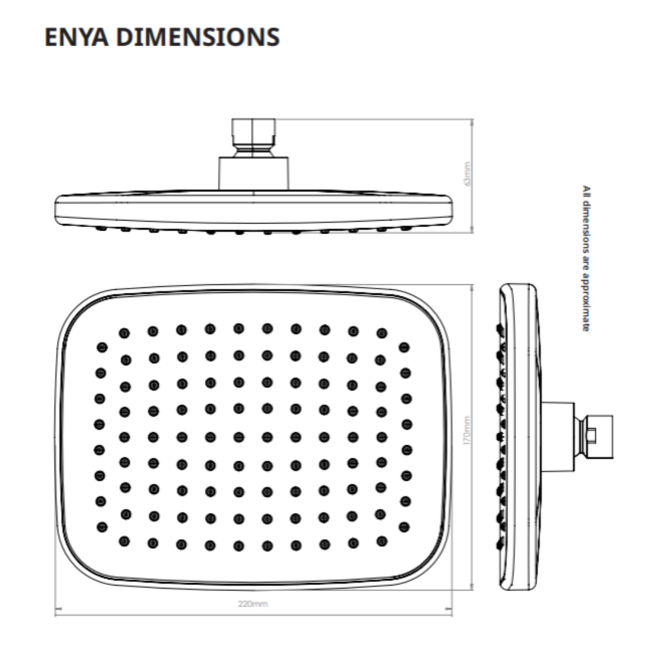 Triton ENVi 9.0kW Electric Shower With DuElec&reg; Shower Kit - Chrome