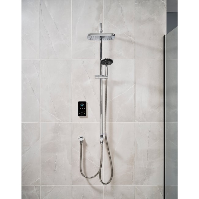 Triton ENVi 9.0kW Electric Shower With DuElec&reg; Shower Kit - Chrome