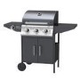 Boss Grill Georgia Classic - 3 Burner Gas BBQ Grill with Side Burner - Black