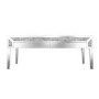GRADE A2 - Mirrored Coffee Table with Drawers & Crystal Finish - Jade Boutique