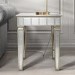 Square Mirrored Side Table - Jade Boutique