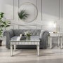 Square Mirrored Side Table - Jade Boutique