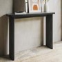 ONLY OPENED - Slim & Narrow Black Oak Console Table - Jarel