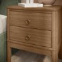 ONLY OPENED - Solid Pine Wood 2 Drawer Bedside Table - Josephine