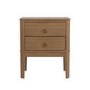 ONLY OPENED - Solid Pine Wood 2 Drawer Bedside Table - Josephine