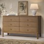 ONLY OPENED - Solid Pine Wood Chest of 6 Drawers - Josephine