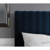 GRADE A1 - Khloe Blue King Size Bed Side in Velvet
