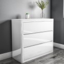 A1/LEX003 ONLY OPENED - Lexi 3 Drawer Chest WHT
