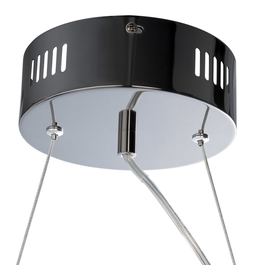 Large Grey Smoked Glass Bar Pendant Light