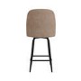 ONLY OPENED - Beige Faux Leather Swivel Kitchen Stool - Logan