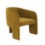 ONLY OPENED - Mustard Velvet Accent Chair - Lyanna