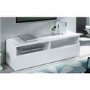 GRADE A1 - Manhattan High Gloss 2 Drawer Media Unit
