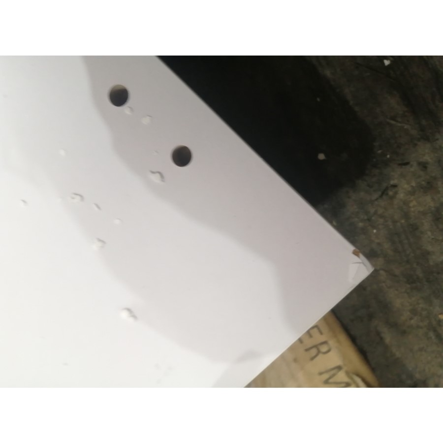 GRADE A1 - Manhattan High Gloss 2 Drawer Media Unit