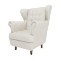 A1/MRT001 ONLY OPENED - Cream Boucle Wingback Armchair - Martha