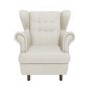 ONLY OPENED - Cream Boucle Wingback Armchair - Martha