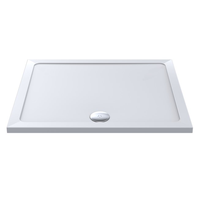 1300x800mm Low Profile Rectangular Shower Tray - Purity