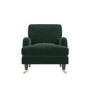 ONLY OPENED - Dark Green Velvet Armchair - Payton