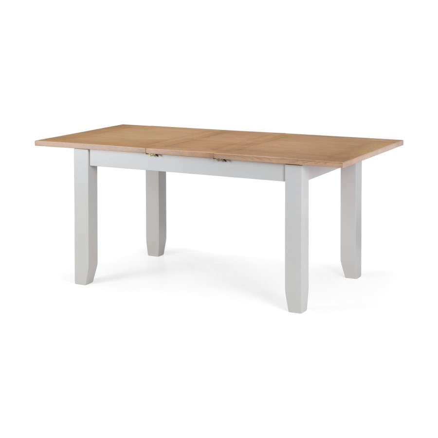 Julian Bowen Richmond Dining Set Table and 6 Richmond Chairs in Grey