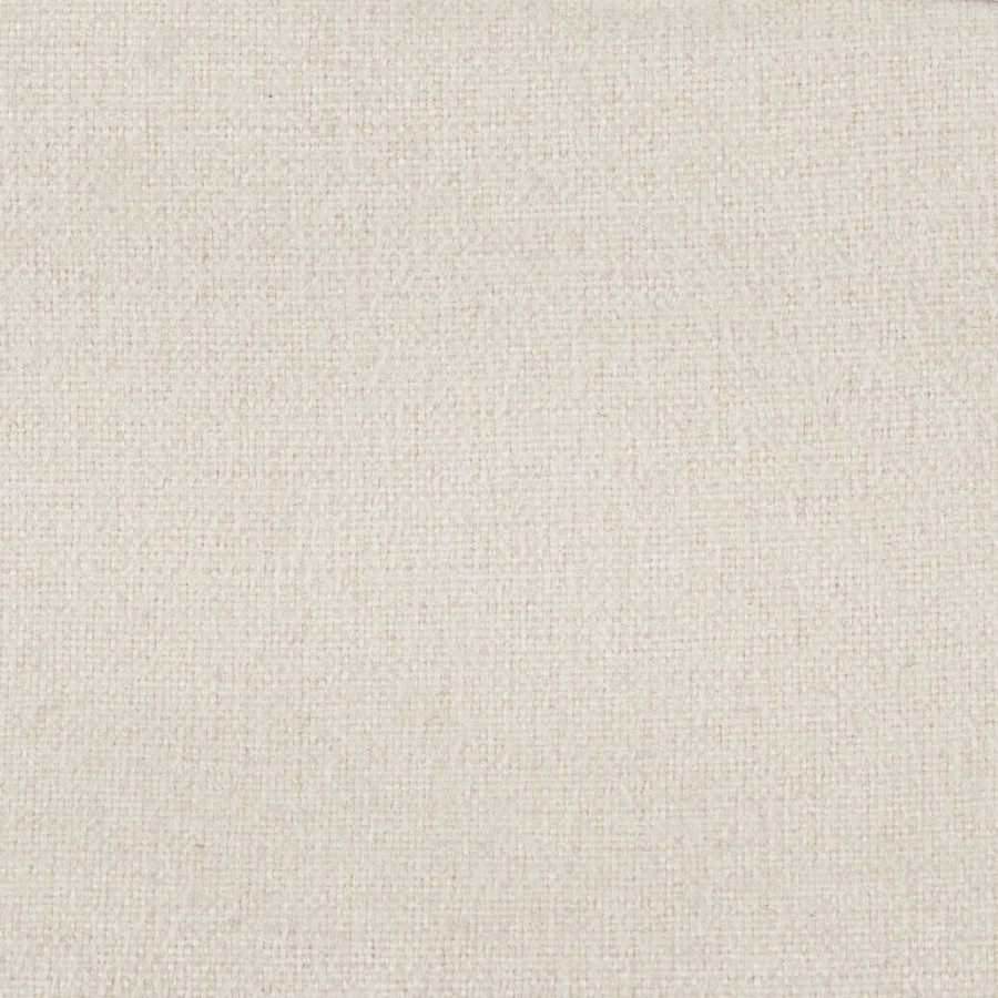 ONLY OPENED - Cream Fabric Super King Ottoman Bed with Winged Headboard - Safina