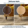 ONLY OPENED - Mustard Velvet 2 Seater Sofa - Payton