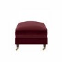 ONLY OPENED - Burgundy Velvet Footstool - Payton