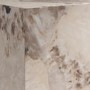 ONLY OPENED - Square Beige Marble Side Table - Sur