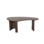 ONLY OPENED - Large Curved Walnut Coffee Table with 3 Legs - Ivan