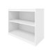 GRADE A1 - Windermere Solid Pine Wood Bookcase - White