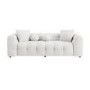 ALMOST PERFECT - Cream Boucle 3 Seater Bubble Sofa - Alessia