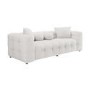 ALMOST PERFECT - Cream Boucle 3 Seater Bubble Sofa - Alessia