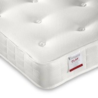 Clay Firm Orthopaedic Open Coil Spring Mattress - Double