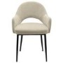 ALMOST PERFECT - colbie beige fabric dining chairs set of 2