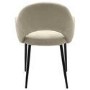 ALMOST PERFECT - colbie beige fabric dining chairs set of 2
